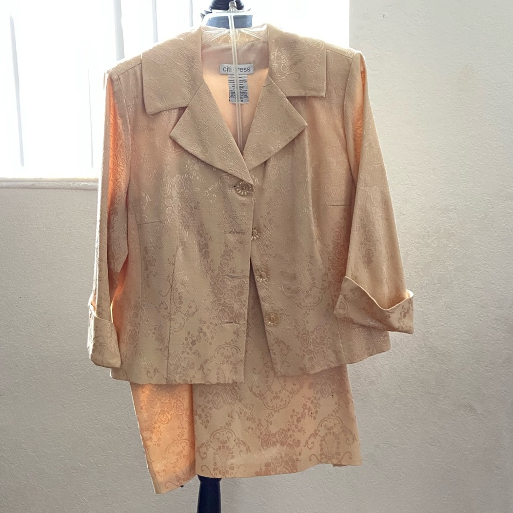 VTG Blazer & Skirt Suit Set